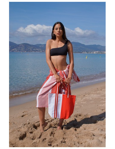 Sac de plage rouge