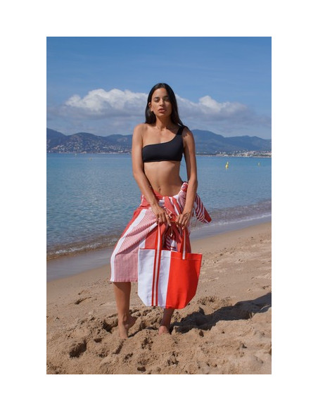 Sac de plage rouge