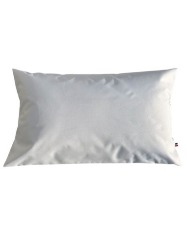 Waterproof polyester cushion 30x50cm white