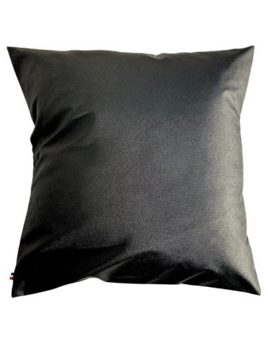 Waterproof polyester cushion 40x40cm black