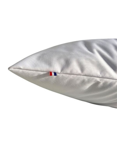 Waterproof polyester cushion 40x40cm white