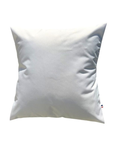 Waterproof polyester cushion 40x40cm white