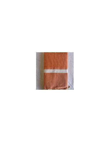 Double Fouta 2x2 M Bouqet Orange