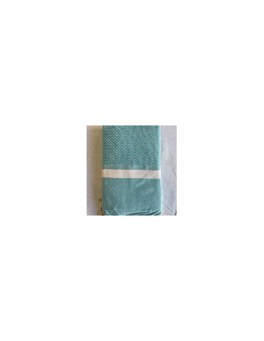 Double Fouta 2x2 M Bouqet Turquoise