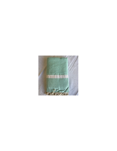 Double Fouta 2x2 M Bouqet Water Green