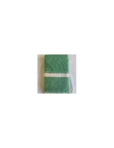 Double Fouta 2x2 M Bouqet Fir Green