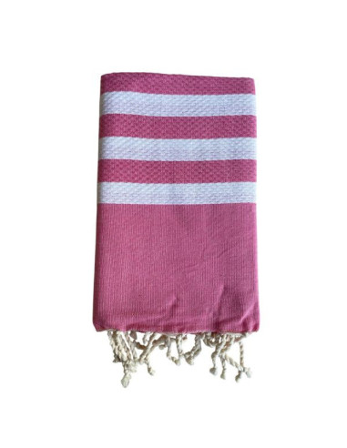 Honeycomb fouta 5/5 pink