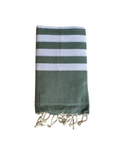 Fouta a nido d'ape 5/5 khaki