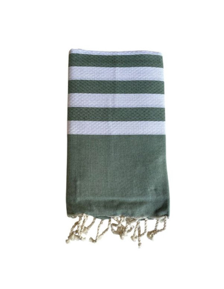 Fouta a nido d'ape 5/5 khaki