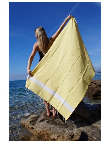 Fouta Tradi jaune