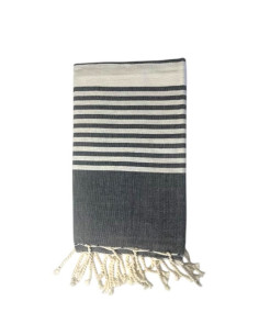 Midnight blue beach towel fouta Paul