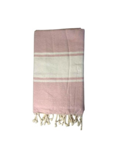 Fouta Tradi rosa pallido