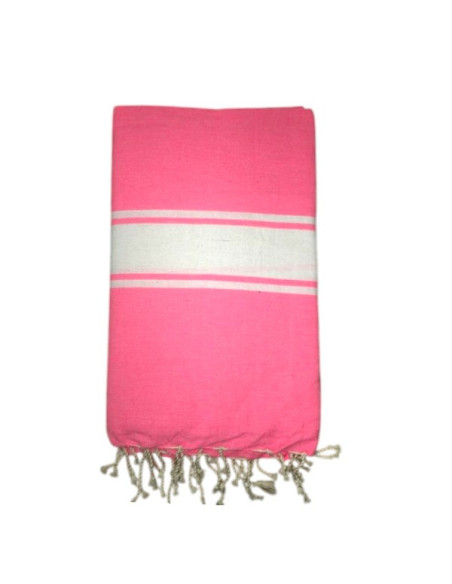 Fouta Tradi rosa neon