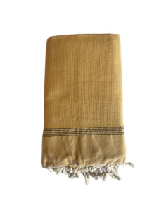 Fouta Natté Mustard