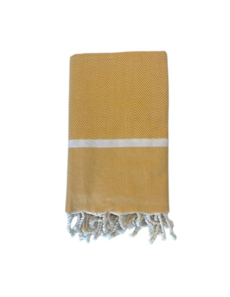 Fouta Chevron Mustard
