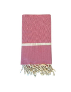 Fouta Chevron Pink