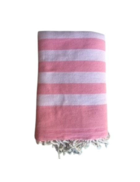 Pink sponge towel fouta