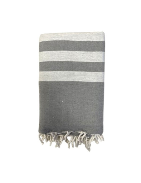 Gray sponge towel fouta