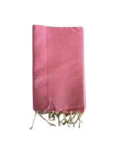 Plain Bee's Nest Fouta Pink