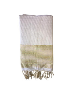 Fouta lurex oro