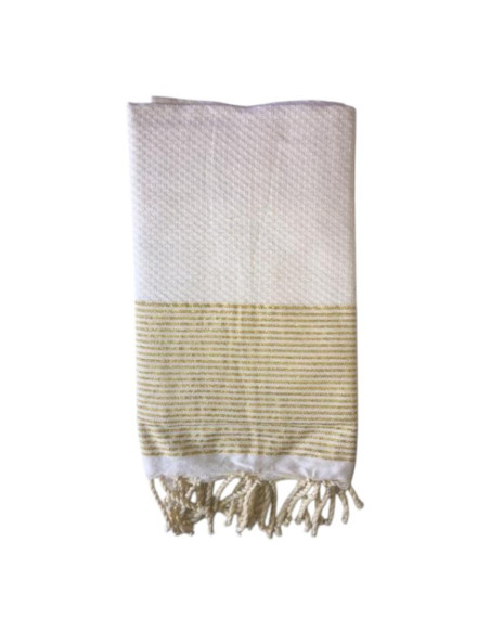 Fouta lurex oro