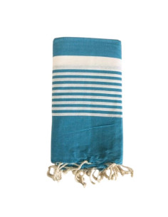 Doppio telo fouta Paul turchese