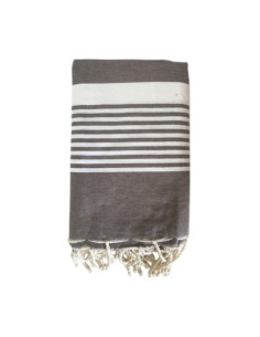 Double Fouta 2x2 M Paul Gris Moyen
