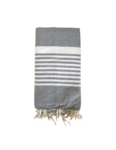 Double Paul gray fouta towel