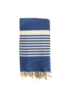 Double Fouta 2x2 M Paul Bleu Marine
