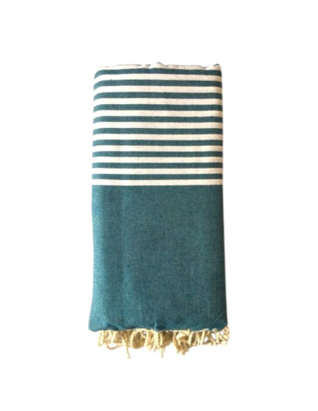 Fouta Paul turchese copritutto per letto 2x3 m