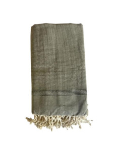 Fouta Natté kaki copritutto per letto 2x3 m