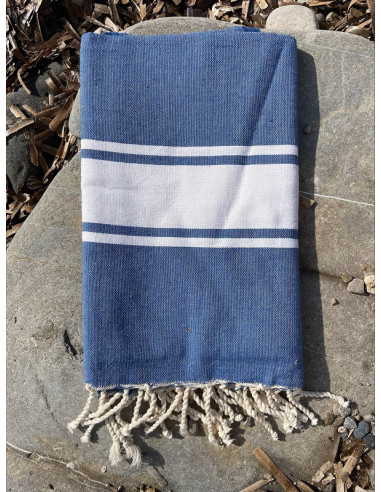 Fouta Tradi bleu marine