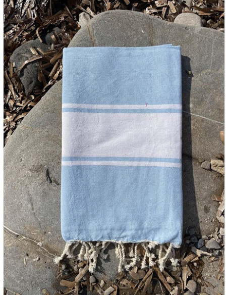 Fouta Tradi blu chiaro