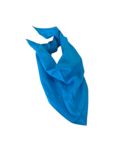 Blue bandana scarf