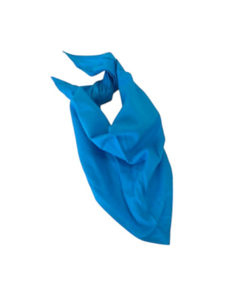 Blue bandana scarf