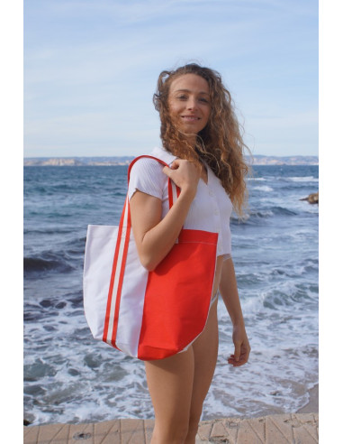 Sac de plage rouge