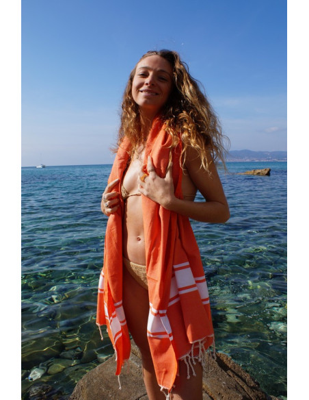 Fouta Tradi orange