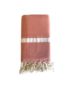 Double Bouquet old pink fouta towel