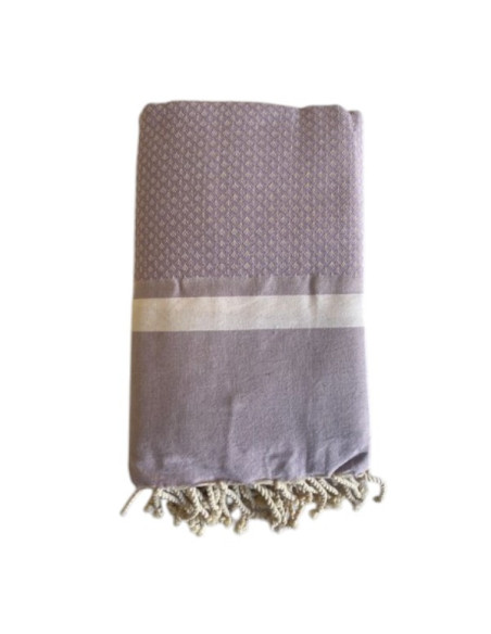 Double Bouquet lilac fouta towel
