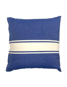 Cuscino da spiaggia in tessuto fouta 40x40cm blu navy